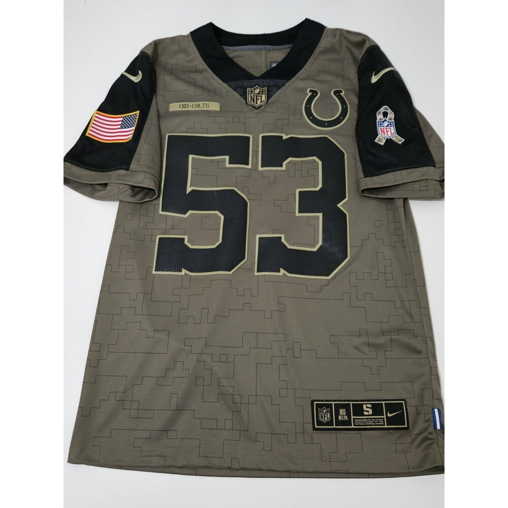 Nike NFL Indianapolis Colts Leonard #53 Salute To Service Jersey Adult Small